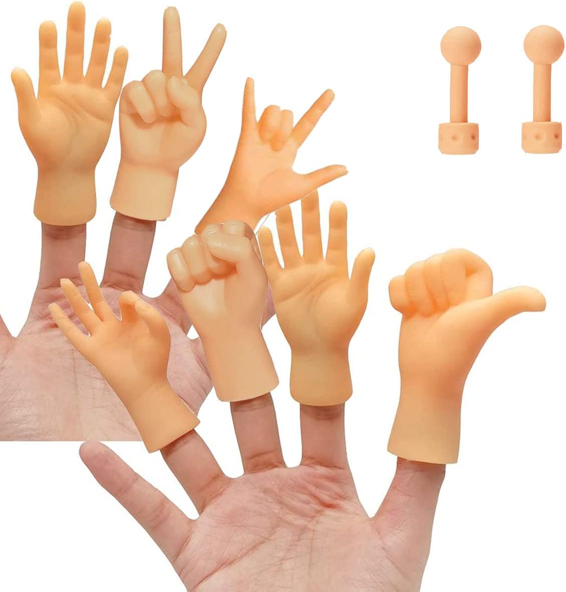 CreepyParty Tiny Hands Miniature Finger Puppets