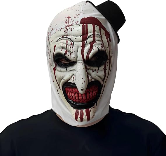 Scary Halloween Clown Latex Mask