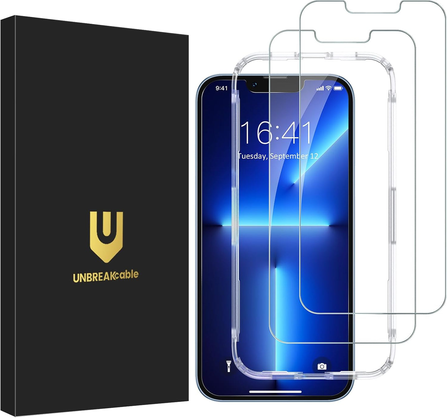 UNBREAKcable Tempered Glass Screen Protector 2 pack