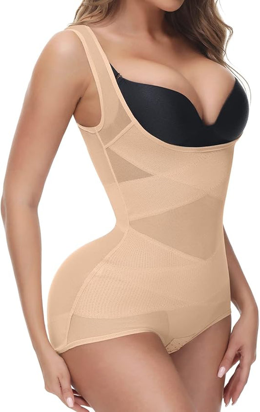 Body Shaper for Women Tummy Control Open Bust Bodysuit