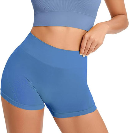 Women's Yoga/Workout High Waisted Seamless Shorts