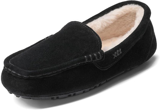 Dream Paris Ladies Suede Moccasin Slippers