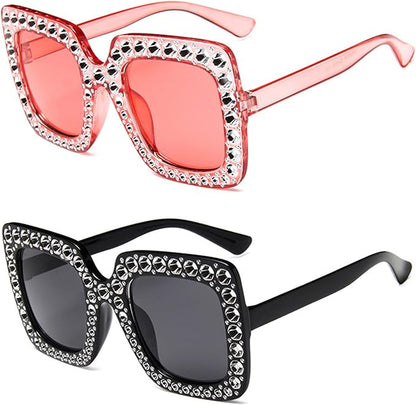 2 Pack Oversized Fancy Dress glasses
