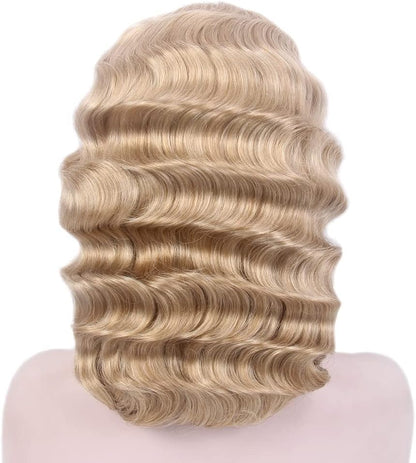 Long Wavy Blonde 1920's Style Wig