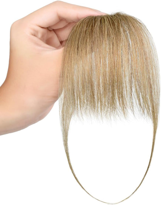 Clip in Human Hair Extensions Fringe Bang Pieces for Women
