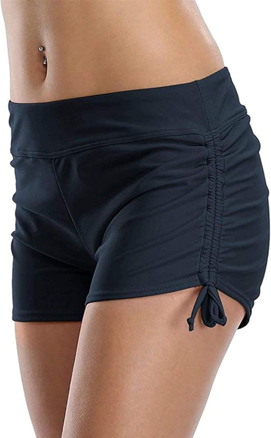 CharmLeaks Women Swim tie side Swimming Shorts