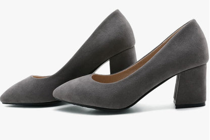 Square Heel, Pointed-Toe : Court Shoes for Women