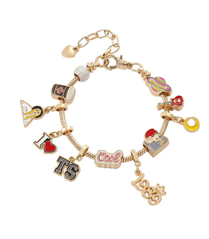 Taylor Swift Charm Bracelet with charms