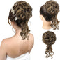 REECHO Messy Tousled Updo Elastic Hair Bun Hair Piece