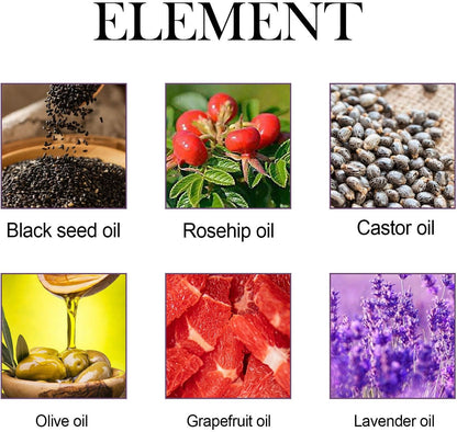 2 Pcs Fortifying Oil Black Seed, Rosehip Oil Serum Face Oil
