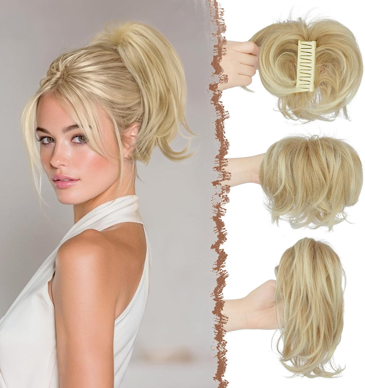 Claw Clip Short Straight Hair extension