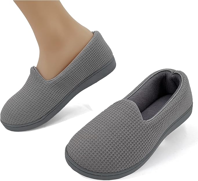 Ladies comfy memory foam slippers