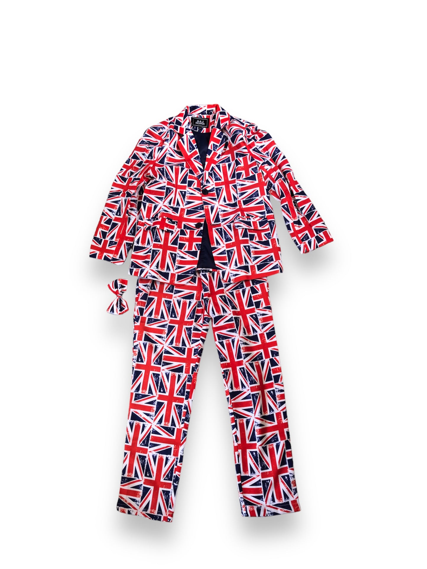 Boys Blazer Trousers and Bowtie set - Union Jack