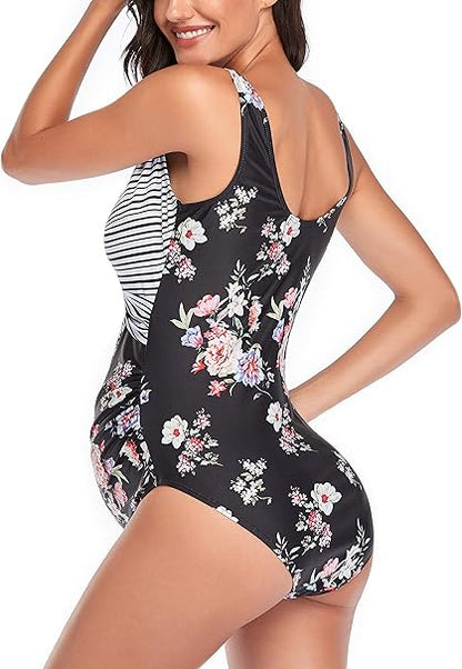 SUMMERSUNSHINE Maternity One Piece Cross front swimsuit