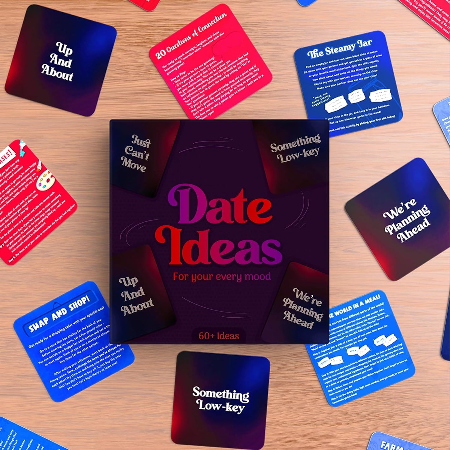 Gouda Games Date Ideas for Couples - 68 Date Night Cards Game