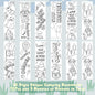 75 Piece Colour Your Own Bookmarks Kids DIY Camping Theme