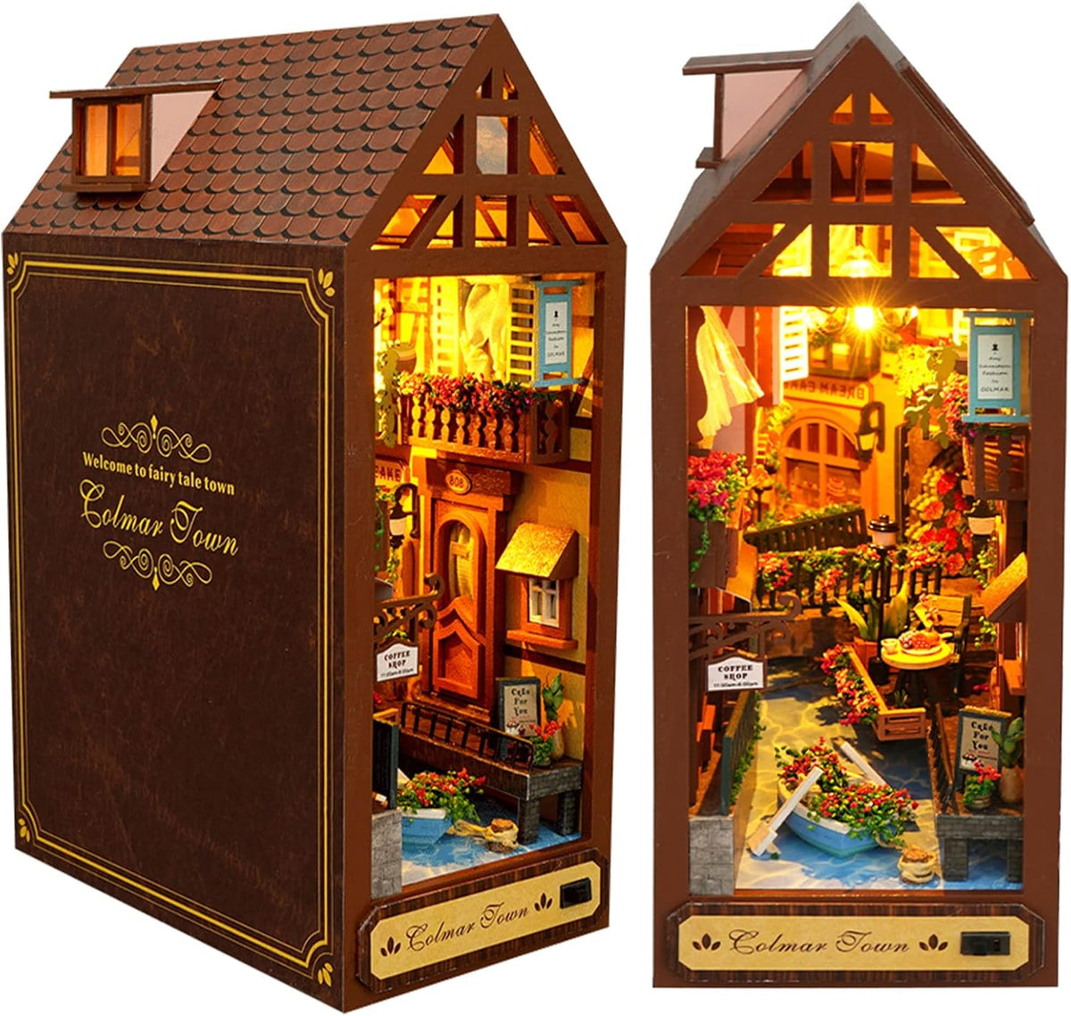 Up Bookends Creative DIY light up bookend – M H & G Ltd