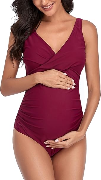 SUMMERSUNSHINE Women's Maternity One piece swimsuit