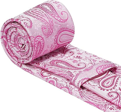 Men's Paisley Tie & Pocket Square set