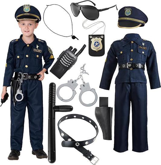 Toy Deluxe Police Costume and Role Play Set for Kids