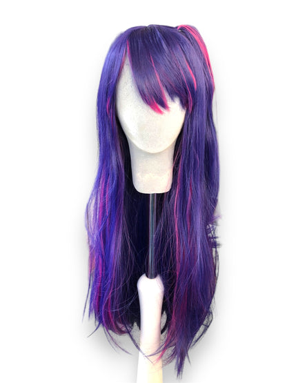 AiHoshino Oshi No Ko Long Purple Cosplay Wig