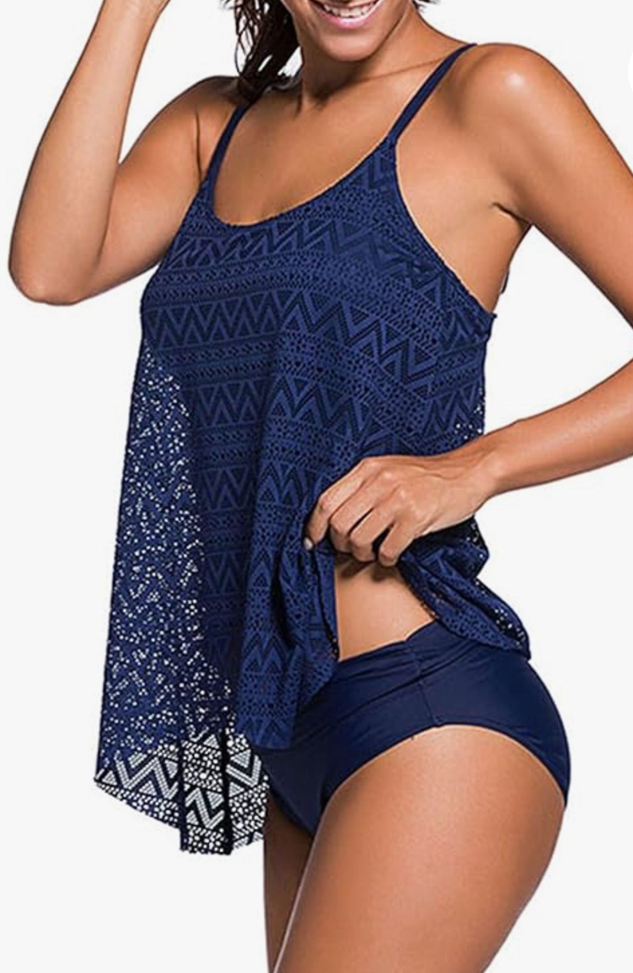 Women Two Piece Swimsuit Tummy Control Tankini