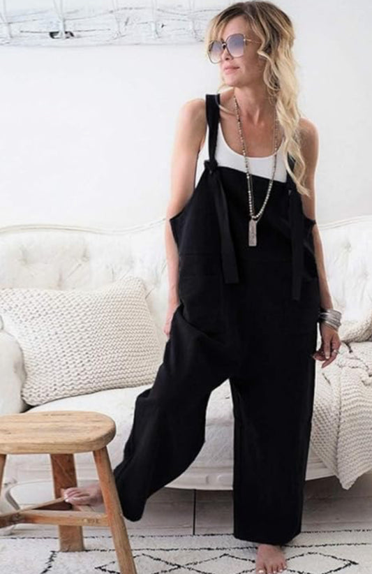 Women's Retro Dungarees Summer Pants Jumpsuits Overalls Playsuit