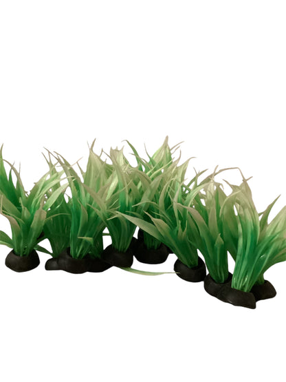 Aquatic plastic plant reeds