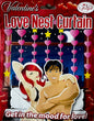 Valentines love nest curtain