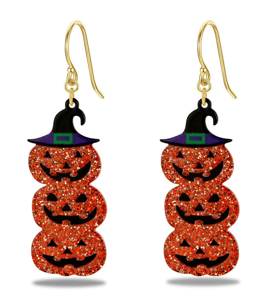 Halloween Pumpkin Earrings