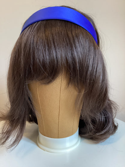 Medium length chestnut wig with headband