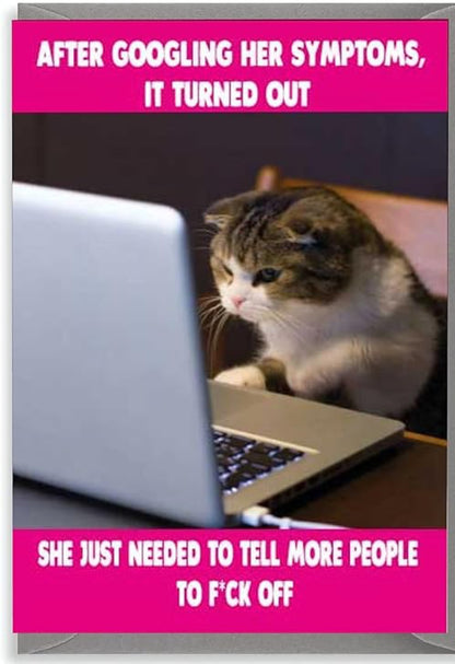 Best Friend Bestie Colleague For Her Humour Quirky Rude Greetings Card