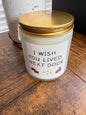 Kandelo Lavender Scented candle Gift "i wish you lived next door"