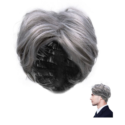 Men's Grandpa Grey Old Mans Wig