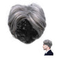 Men's Grandpa Grey Old Mans Wig