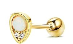 Kakonia Gold Cartilage Piercing Jewelry 16G Stainless Steel