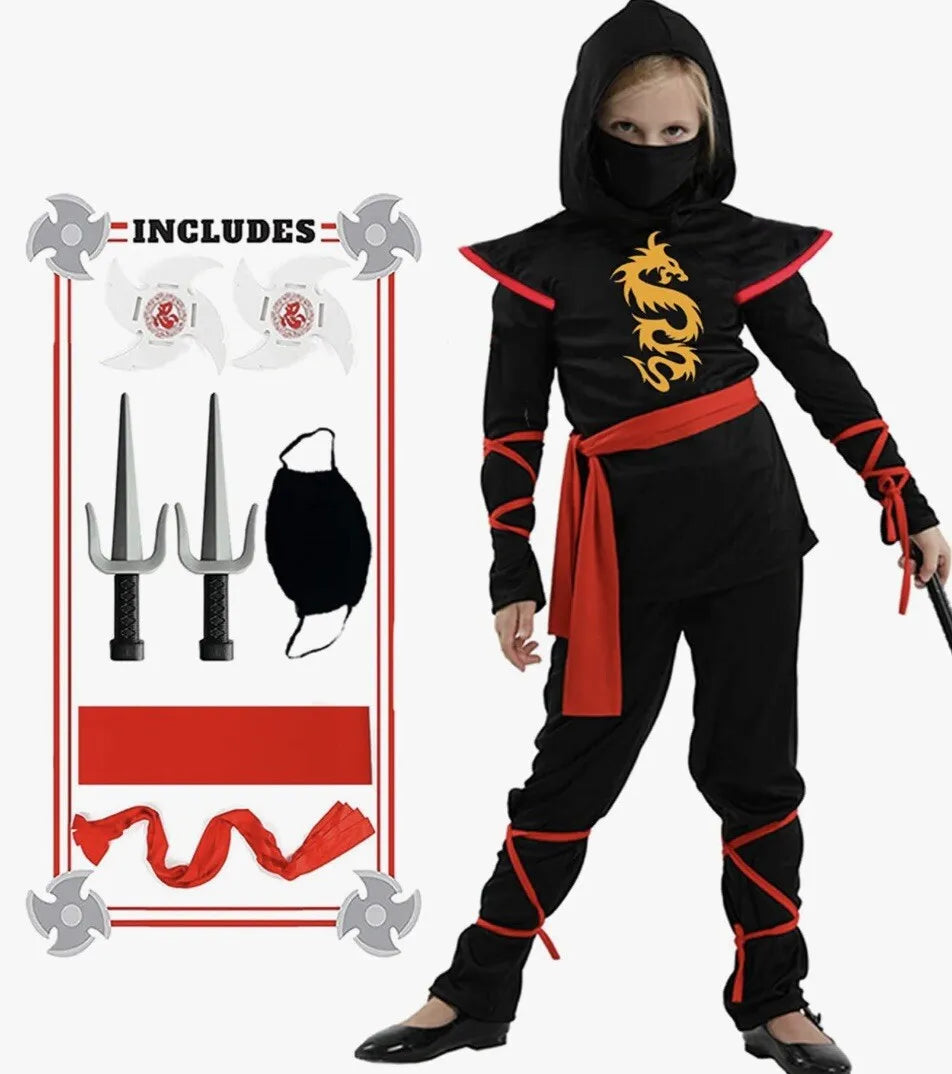 Cosplay Ninja Costumes Dragon Ninja age 4 - 5 years